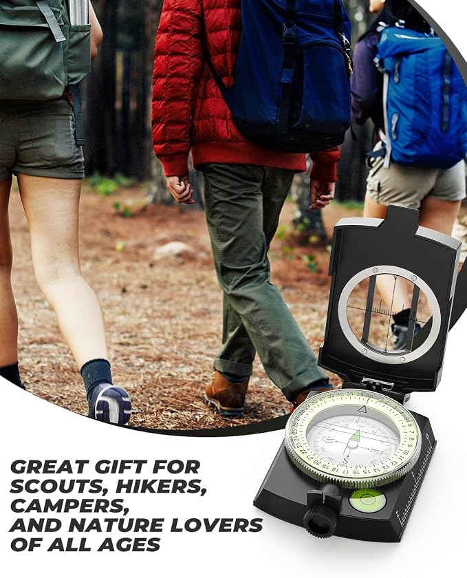 Sportneer Compass: Accurate Durable Lightweight Orienteering Compass - Image 6