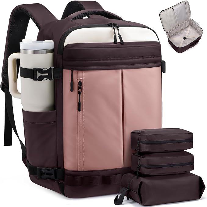 LOVEVOOK 40L Travel Backpack for Women Men, Airline Approved Carry On Luggage by LOVEVOOK