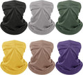 Geyoga 6 Pieces Summer UV Protection Cooling Neck Gaiter Face Clothing Neck by Geyoga