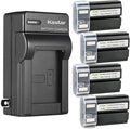 Kastar 4-Pack EN-EL1 Battery and AC Wall Charger Replacement by Kastar