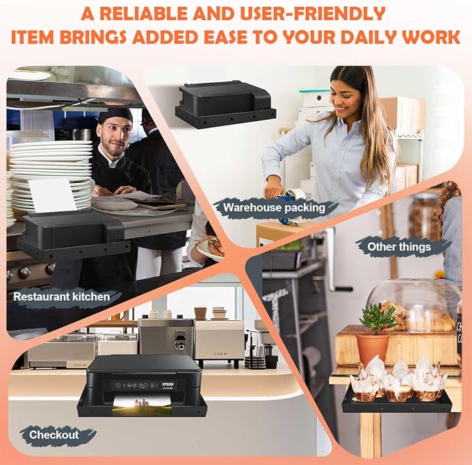 Ecliptica 2 Pack Printer Tray & Shelf - Image 3