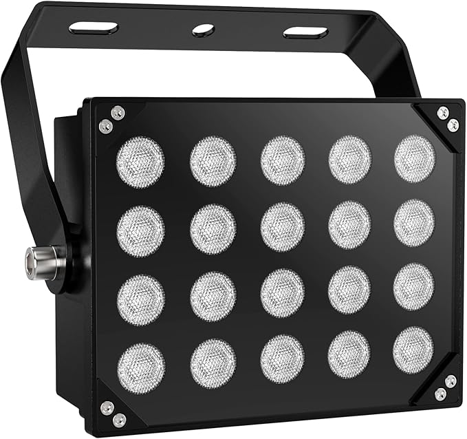 Univivi IR Illuminators 20 LEDs 850nm Long Range Illuminator 90 Degree Wide by Univivi