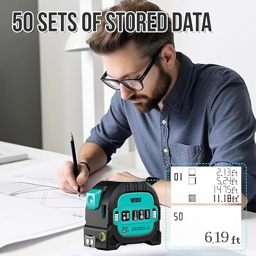 WIDX 3-in-1 Laser Tape Measure - Image 5