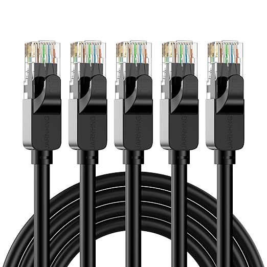 Cat 6 Ethernet Cable 10 ft, Indoor/Outdoor High Speed 10Gbps Internet Cable by Unknown