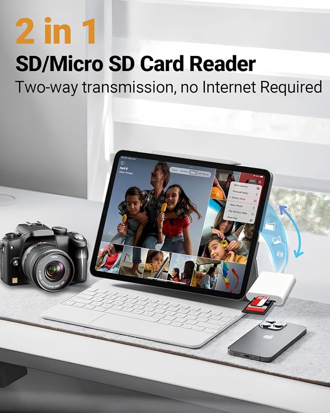 SD Card Reader with Dual Card Slots - Image 3