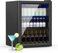 Compact 70 Can/1.7Cu.Ft Mini Fridge, Reversible Glass Front Door | For Soda, Beer or Wine, Portable Small Beverage Refrigerator with Digital Display & Removable Shelves for Office, Dorm, Bar by Unknown