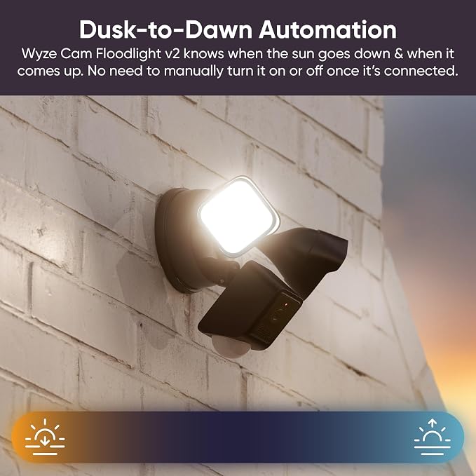 WYZE Floodlight Camera v2, Security Camera Outdoor, 2K HD - Image 10