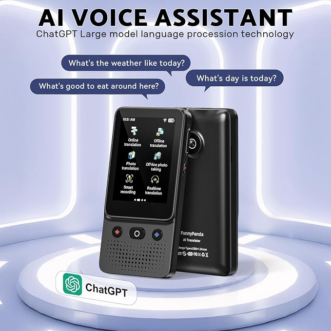 Language Translator Device, Voice Ai Translator Device T21 Wi-Fi Available - Image 6