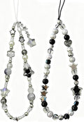 2 Pcs Phone Charm Strap Hand for iPhone Wrist Strap Camera Lanyard Pearl Beaded by Casecond