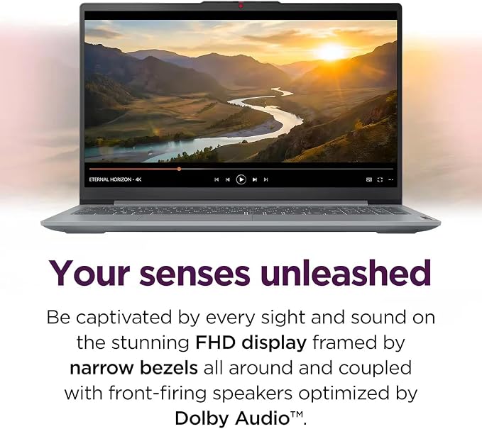 Lenovo IdeaPad Slim 3i • 15.6" FHD Laptop with Microsoft Office 365 • Intel 4-Core • 128GB SSD • Quick Setup • Win 11 - Image 2