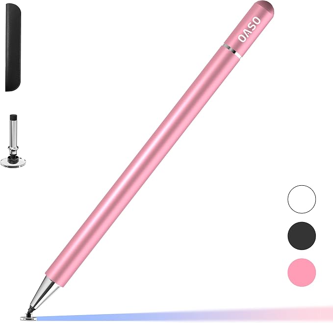 Pen for Samsung Tablet, Capacitive Disc Tip Stylus Pencil & Magnetic Cap by OASO