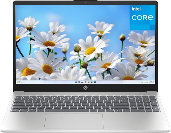 HP 15.6 inch Laptop Computer • 2026 Edition • Copilot AI • Intel 4-Core N100 CPU • 8GB DDR4 • 240GB PCIe • Fast Charge • WiFi 6 & Bluetooth 5.3 • Windows 11 • Natural Silver (renewed) by Unknown