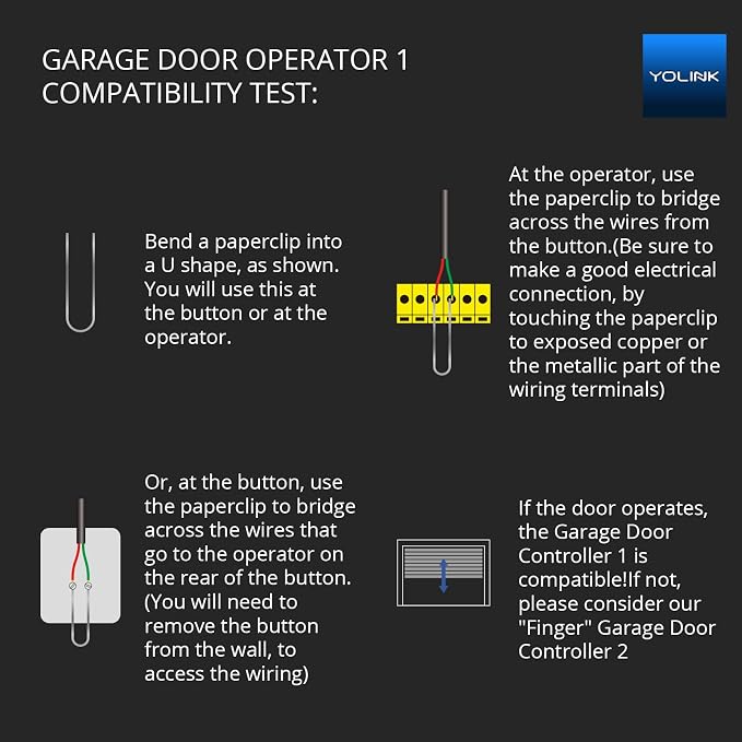 Smart Garage Door Kit with YoLink Hub - Image 2