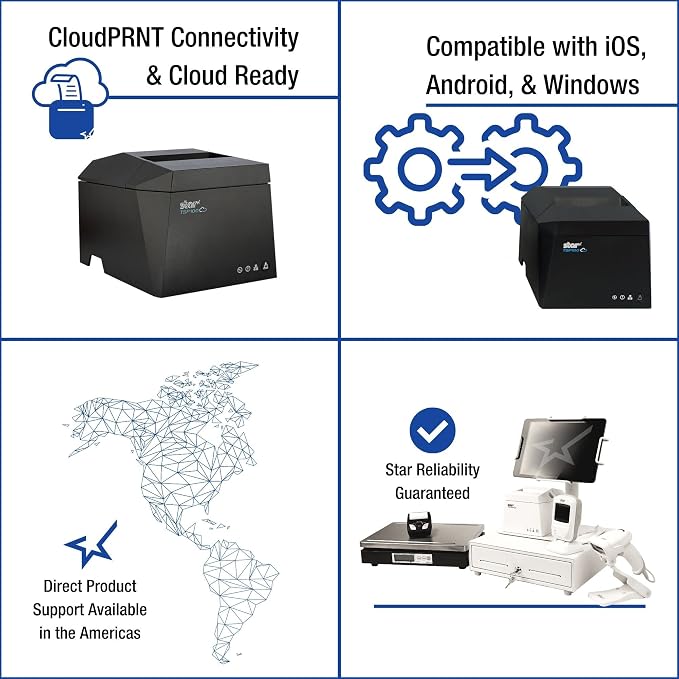 Star Micronics TSP143iV X4 Liner-Free Thermal Receipt Printer - Image 2