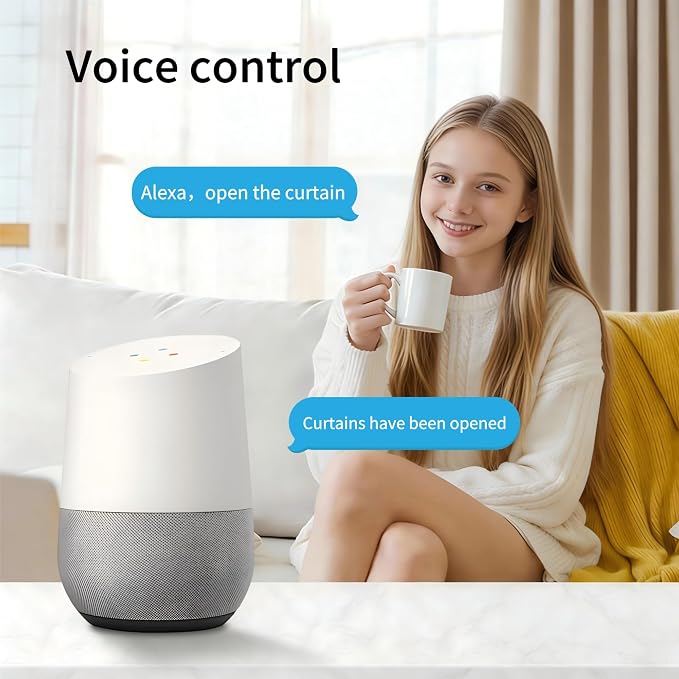 Wifi Motor with Plug for Smart Curtain Track System, Automatic Ceiling Curtain - Image 6
