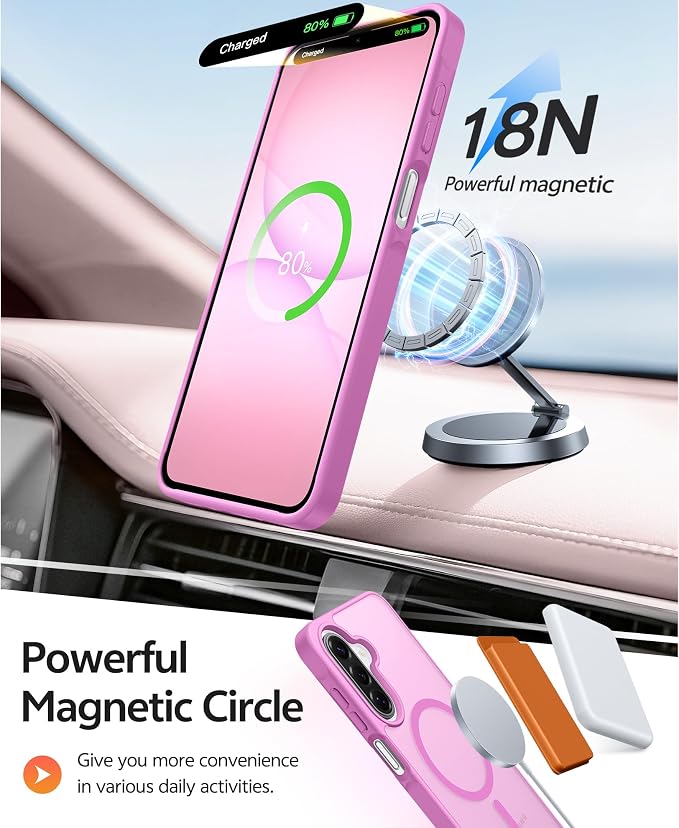 FNTCASE for Galaxy A17/A16 5G Phone Case: for Samsung A17 Cases Matte - Image 3