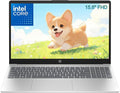 HP Notebook 15.6" FHD Laptop 2026, Intel Processor, 16GB RAM, 512GB SSD | WiFi 6, Microsoft 365, Long Battery Life, Portable Design, Windows 11 for Students & Office, Natural Silver by HP