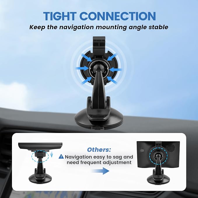 EWAY for Garmin Nuvi Drive Drivesmart Windscreen Windshield Suction Cup Mount - Image 4
