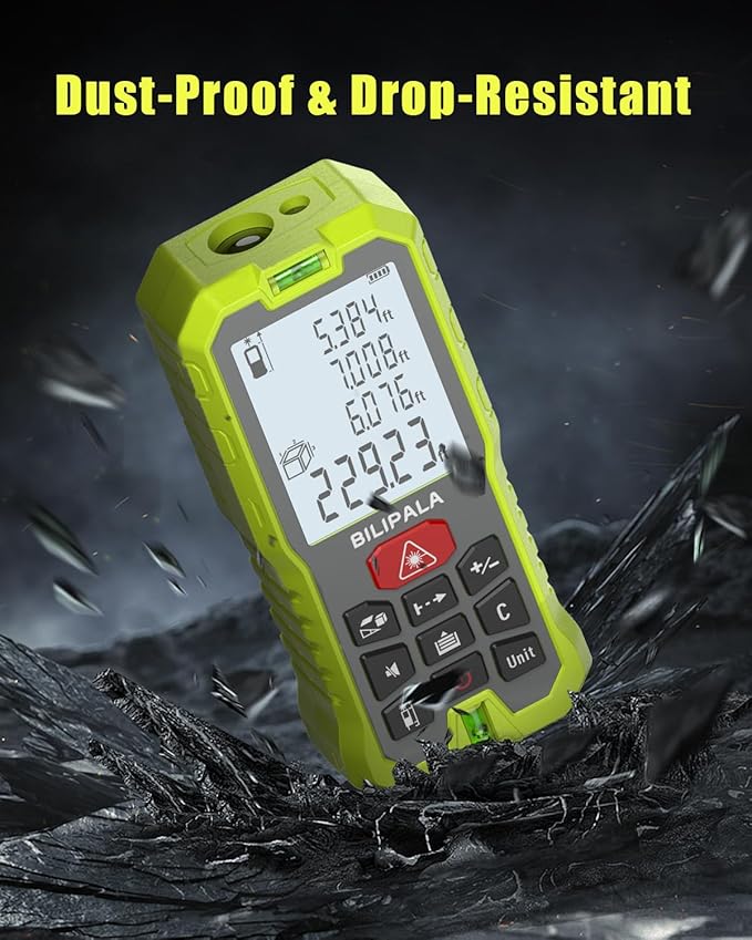 Laser Measure, 165ft Digital Laser Distance Meter - Image 5