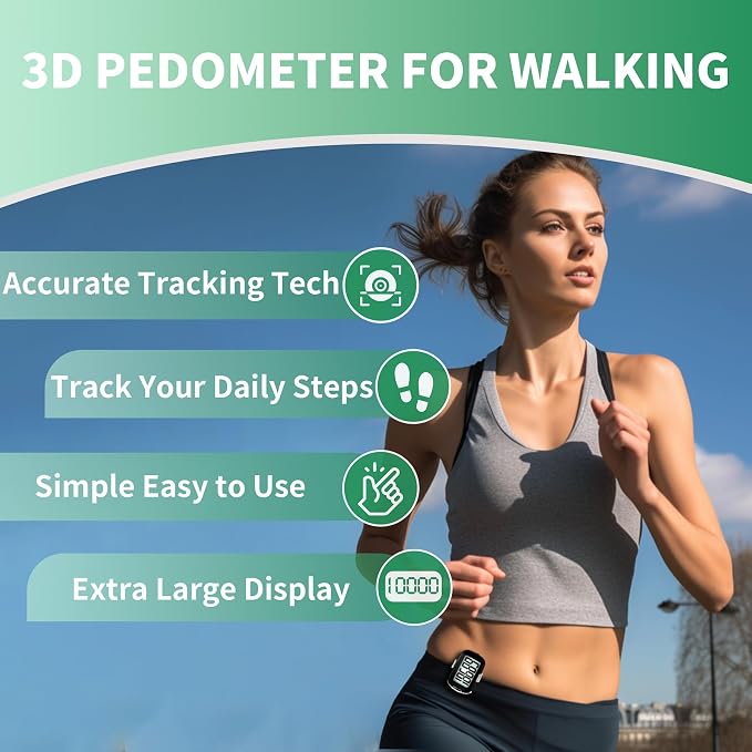 Pedometer Walking Simple 3D Step Counter - Image 2