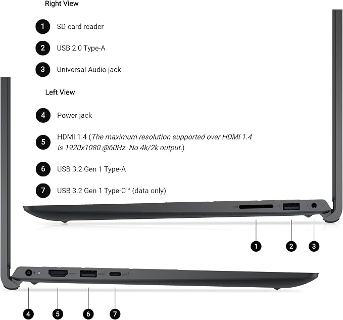Dell Pro 15 Business Laptop, Intel Core i7-1355U, 32GB DDR5 1TB SSD | High Efficiency Office Notebook, Multi-Tasking, All-Day Battery Power, WiFi 6, Portable, FHD 120Hz Display - Image 6
