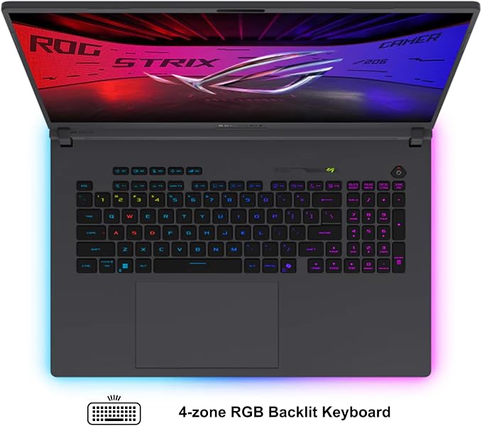 ASUS ROG Strix G18 G815 Gaming AI Laptop 18" 2.5k 240Hz 3ms 100% DCI-P3 Intel 24-core Ultra 9 275HX 64GB DDR5 4TB SSD GeForce RTX 5060 (Up to 572 NPU Tops) RGB Backlit Thunderbolt Win11Pro ICP Hub - Image 7