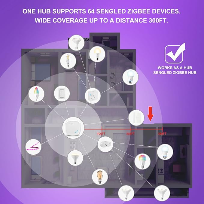Sengled Smart Light Bulbs, Alexa Light Bulbs RGB Color Changing, Smart Bulb - Image 2