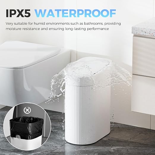 jinligogo 2 Pack 5 Gallon Bathroom Trash Can - Image 4