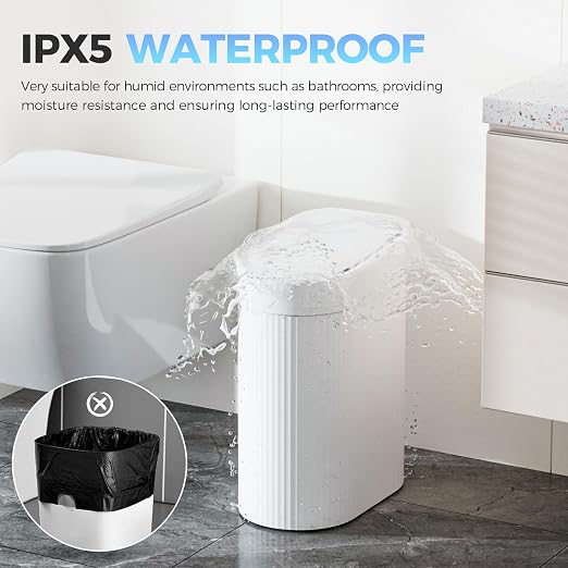 jinligogo 3 Pack 5 Gallon Bathroom Trash Can - Image 3