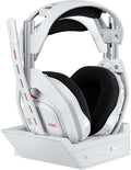 Logitech G Astro A50 Multi-Platform Wireless Gaming Headset - White | For PS5, Xbox, PC, Switch - PLAYSYNC Audio Switcher, <16 bit/48kHz (Console), <24 bit/48 kHz (PC), <24hr Battery, 2.4GHz & BT by Unknown
