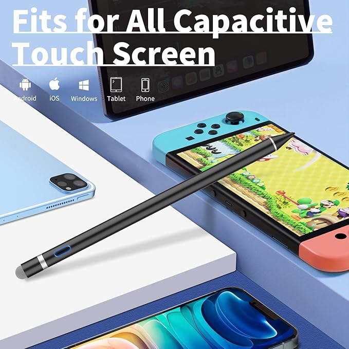 Stylus Digital Pen for Touch Screens, Active Pencil Fine Point Compatible - Image 6