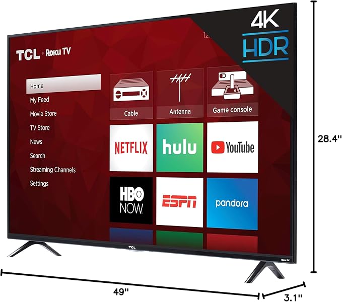 TCL 55S425 55 inch 4K Smart LED Roku TV (2019) - Image 10