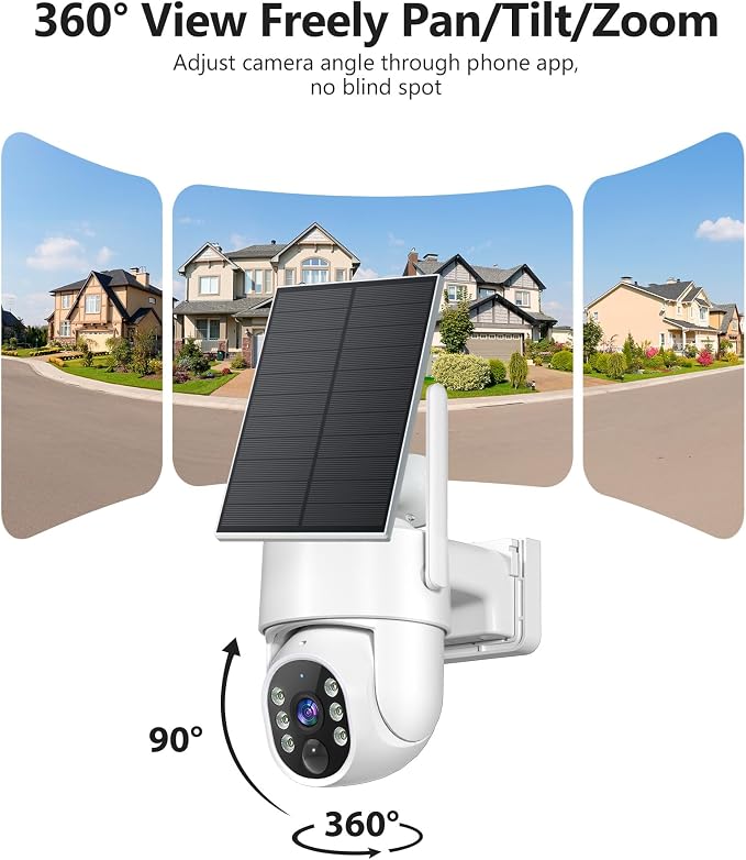 Gianteye 2K Security Cameras Wireless Outdoor, 5G WiFi Cameras - Image 6