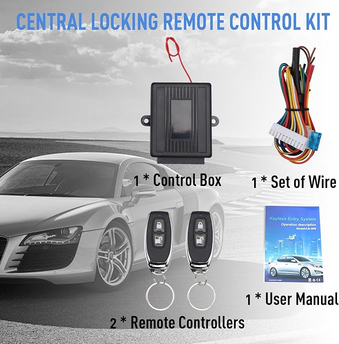 Keyless Entry Car System, Auto Remote Control Kit - Image 2