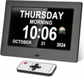 Dementia clock with time, 12 sets of alarms paired with 20 usage scenarios by Unknown