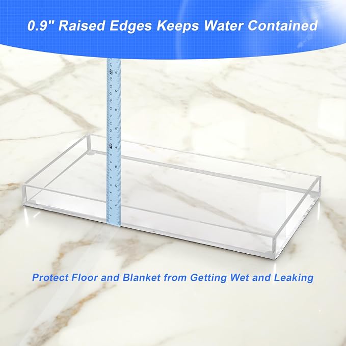 Acrylic Humidifiers Tray for Dreo Humidifier HM311 4L Tank, Leak-Proof Tray for Smart Humidifiers HM311S 4L, Moisture-Proof Humidifier Trays Floor(Not Include Humidifier) (Clear, 4L) - Image 4