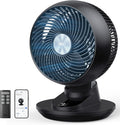 DREO Smart Fan for Bedroom, Powerful 85 ft Airflow, 12 Inches, Desk Fans in 20dB Quiet, 90°+90° oscillating fans, App/Voice Control, 9 Speeds & 8/12H Timer for Home Office Dorm by DREO