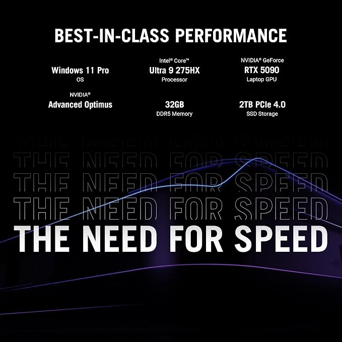 ASUS ROG Strix SCAR 16 (2025) Gaming Laptop, 16” ROG Nebula HDR 16:10 2.5K 240Hz/3ms, NVIDIA GeForce RTX 5090, Intel Core Ultra 9 275HX, 32GB DDR5, 2TB PCIe Gen 4 SSD, Wi-Fi 7, Win 11 Pro, G635LX-XS97 - Image 2