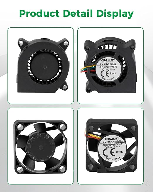 Creality Official K1 Series Fan Combo Pack, 4020 Blower Fan & 3010 Axial Fan - Image 9