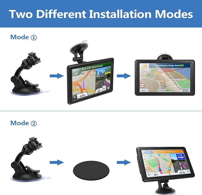 GPS Navigator for Car Truck RV, 9-inch High-Definition Touch Screen，2025 Maps - Image 4