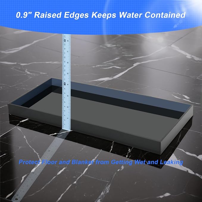 Acrylic Humidifiers Tray for Dreo Humidifier HM311 4L Tank, Leak-Proof Tank for Smart HM311S 4L, Moisture-Proof Humidifier Tray Floor (Not Include Humidifiers) (Transparent black, 4L) - Image 4