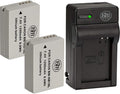 BM Premium 2 Pack of NB-10L Battery and Charger Kit by BMPremium