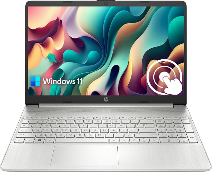 HP Pavilion 15.6" HD Touchscreen Anti-Glare Laptop, 16GB RAM, 1TB SSD Storage, Intel Core Processor up to 4.1GHz, Up to 11 Hours Long Battery Life, Type-C, HDMI, Windows 11 Home, Silver by Unknown
