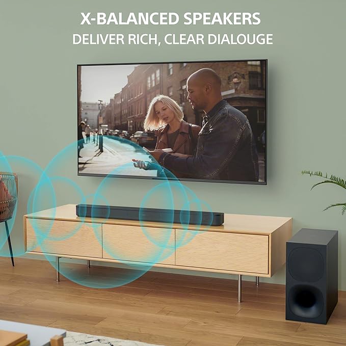 Sony BRAVIA 2 II 75 Inch 4K Ultra HD LED Smart TV (K-75S20M2) with HT-S400 2.1ch Soundbar and Wireless Subwoofer Bundle - Image 4