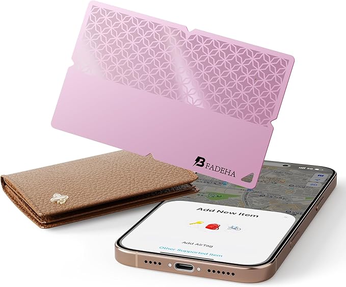 2026 Apple MFi Certified Wallet Tracker Smart Card by BFADEHA