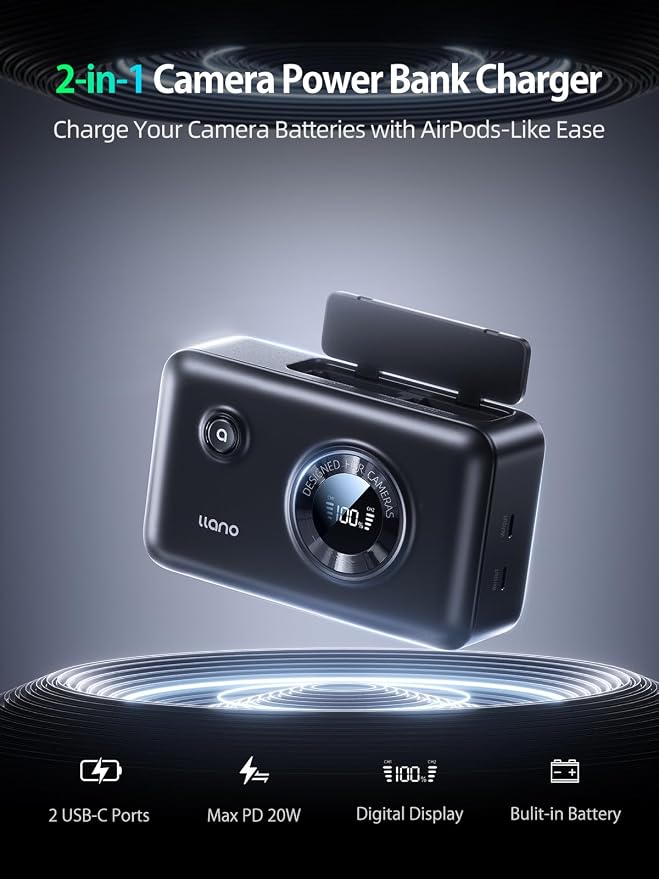 2 Pack NP-FZ100 Batteries and 2-in-1 Dual Fast Camera Charger - Image 8