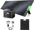 GRECELL 1200W Portable Power Statio with 200W Portable Solar Panel 23.5% High Efficiency Solar Panel, 672Wh LiFePO4 Battery Solar Generator with 9 Output Ports for Outdoor Camping, RV, Travel by GRECELLPOWERSTATION