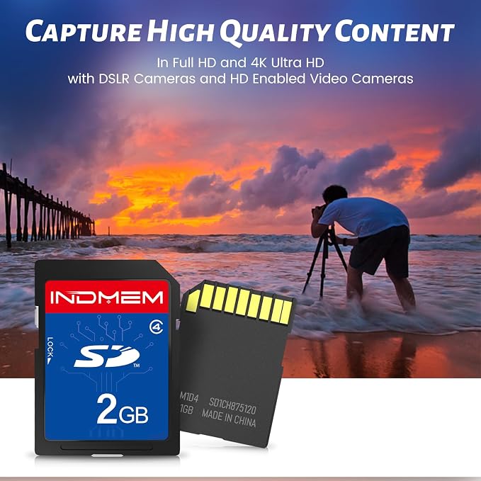 SD Card 2GB, 6 Packs Class 4 2GB Flash Memory Card MLC Standard Secure Digital - Image 5