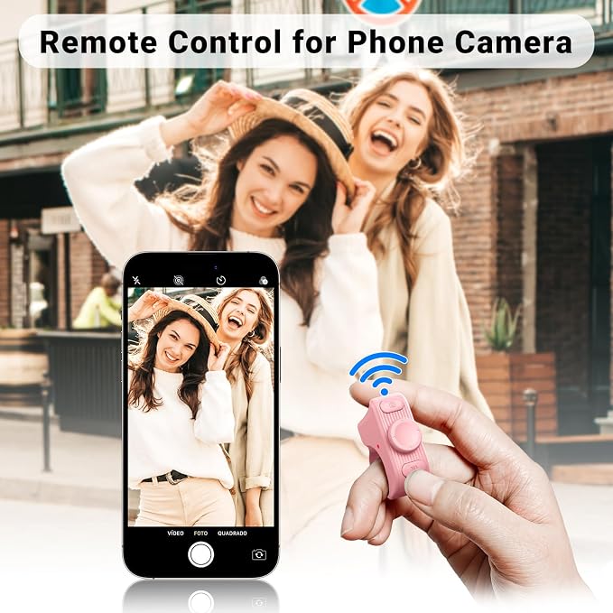 Remote Scrolling Ring for Tiktok, Page Turner for Kindle App, Tablet-Light Pink - Image 5