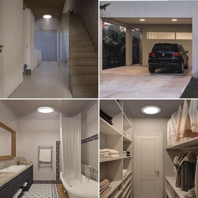Koopala Battery Operated LED Ceiling Lights Fixture - Image 6